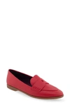Aerosoles Benvenuto Casual-loafer In Racing Red Leather
