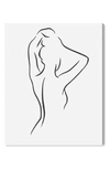 Wynwood Studio Figurative Woman Vi Canvas Wall Art In Black