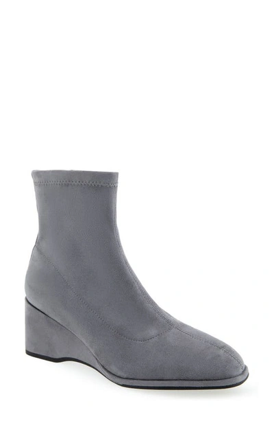 Aerosoles Auk Boot-ankle Boot-wedge In Grey Faux