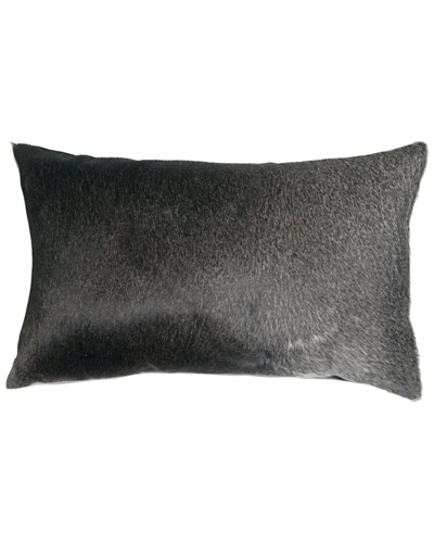 Natural Group Torino Kobe Cowhide Pillow In Grey