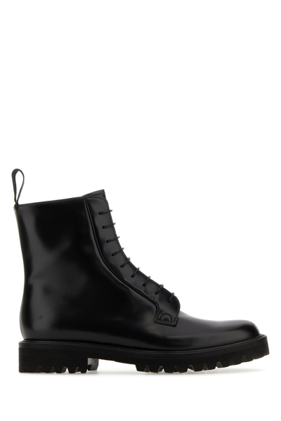 Church's Alexandra T Leather Ankle Boots In Black