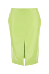 Bottega Veneta Shearling Knee-length Skirt With Front Slit