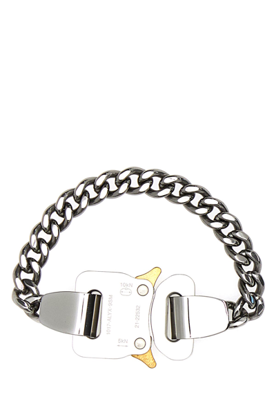 Alyx Gleaming Chain Link Wristlet In White