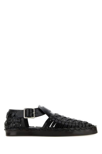 Jil Sander Sandals In Black