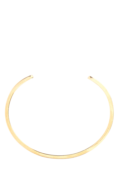 Maison Margiela Gold Engraved Cuff Bracelet