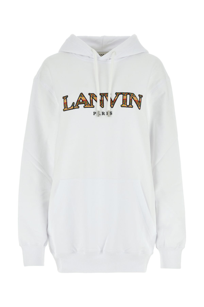 Lanvin Sweatshirt Over Curb In Grey