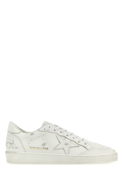 Golden Goose White Super-star Low Top Leather Trainers