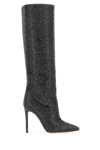 Paris Texas Holly 115mm Crystal-embellished Boots In Black