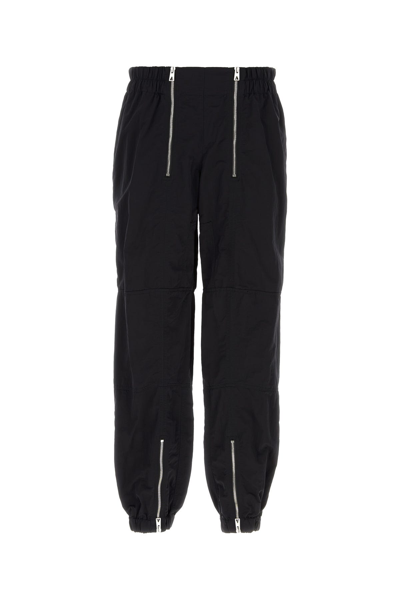 Bottega Veneta Technical Nylon Pants With Zipper In Black
