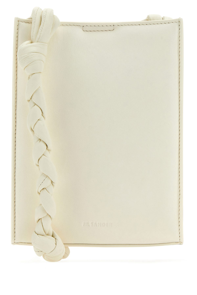 Jil Sander Tangle Crossbody Bag In Beige