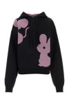 Jw Anderson Mouse Intarsia-knit Hoodie