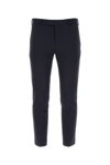Pt Torino Tailored Wool Trousers With Detachable Feather Accent