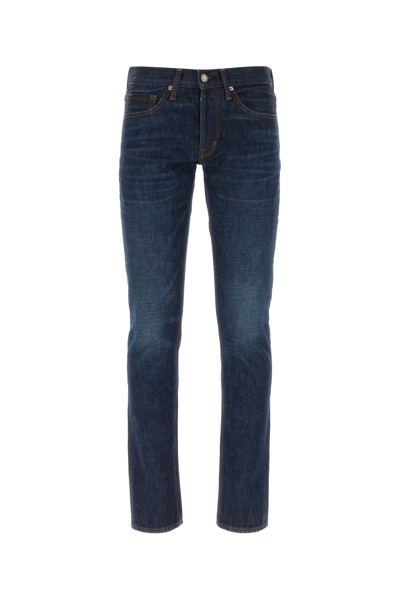 Tom Ford Jeans-30 Nd  Male In Blu