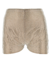 Giuseppe Di Morabito Silver Embellished Mesh Shorts
