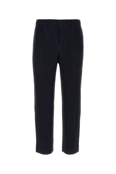 Issey Miyake Pantalone-1 Nd Homme Plisse'  Male In Blue