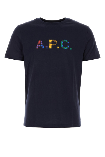 Apc T-shirt-xl Nd A.p.c. Male In Blue