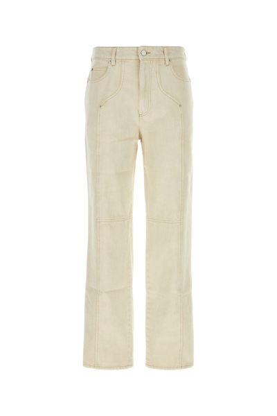 Isabel Marant Pantalone-33 Nd  Male In Cream