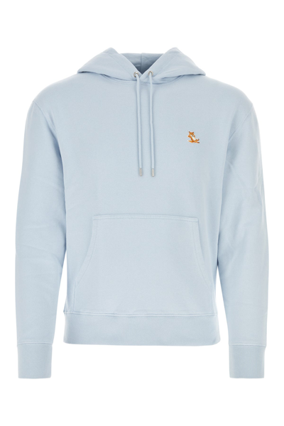 Maison Kitsuné Hoodie In Sky Blue