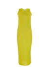 Jil Sander Green Viscose Dress