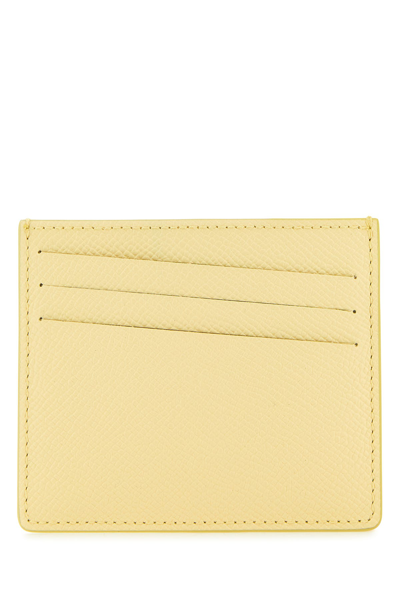 Maison Margiela Card Holder Slim 6 Cc-tu Nd  Female In Yellow