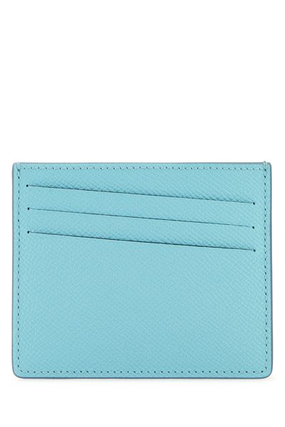 Maison Margiela Card Holder Slim 6 Cc-tu Nd  Female In Blue