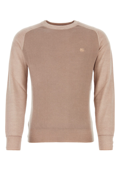 Etro Jumper With Embroidery In Cream