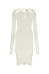 Isabel Marant Chalk Stretch Viscose Logane Dress