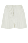 Bottega Veneta Pinstripe Poplin Shorts