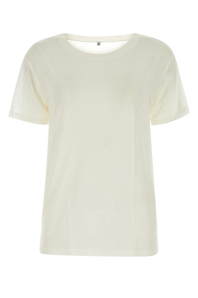 Baserange Tolo Short Sleeve Lyocell T-shirt In Cream