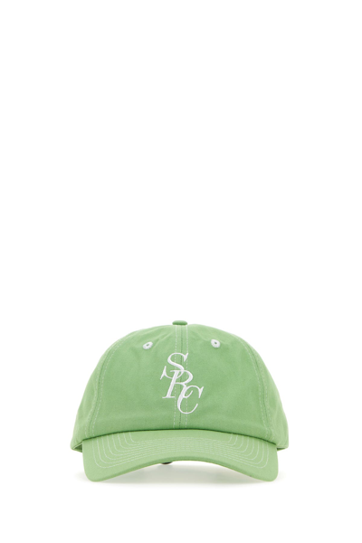 Sporty And Rich Cotton Cap With Curved Visor And Ventilation Holes In Pastel