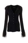 Alberta Ferretti Alberta Ferreti Black Crepe Blazer