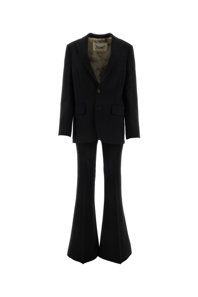 Dsquared2 Flare Suit In Black