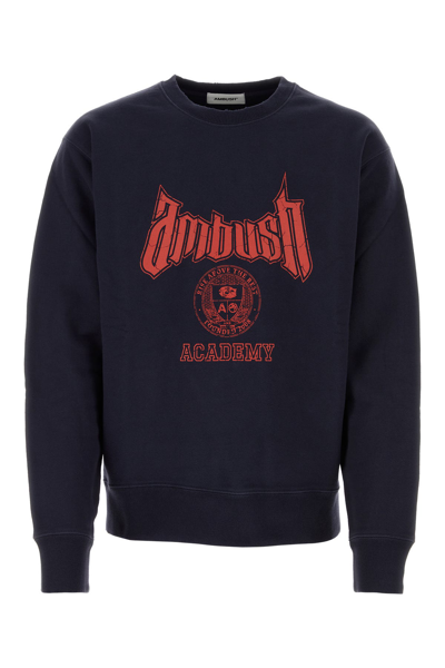 Ambush Academy Logo Printed Sweatshirt In Blue