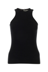 Isabel Marant Black Stretch Wool Blend Zalana Top