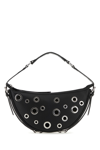 By Far Leather Shoulder Bag With Studs And Grommet Detailing