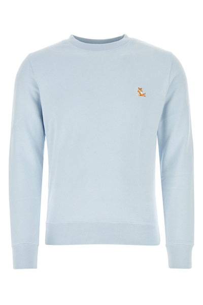 Maison Kitsuné Chillax Patch Regular Sweatshirt In Blue