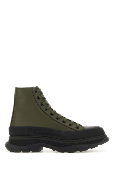 Alexander Mcqueen Stivali-41 Nd  Male In Khaki