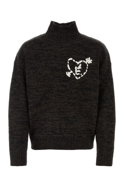 Etudes Studio Quartier Mouline Wool Jumper In Black