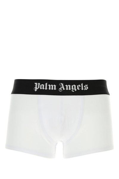Palm Angels Classic Logo-waistband Boxers In White
