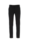 Pt Torino Tailored Stretch-wool Trousers In Black