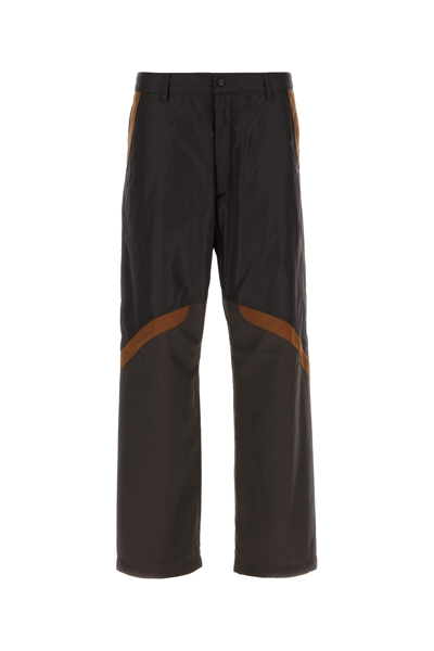 Moncler Man Pantalone In Brown
