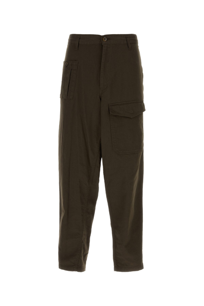 Yohji Yamamoto Trousers In Brown