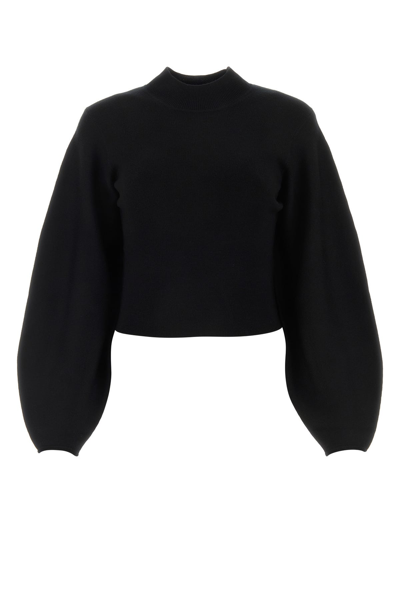 Chloé Arms Slit Sweater In Black