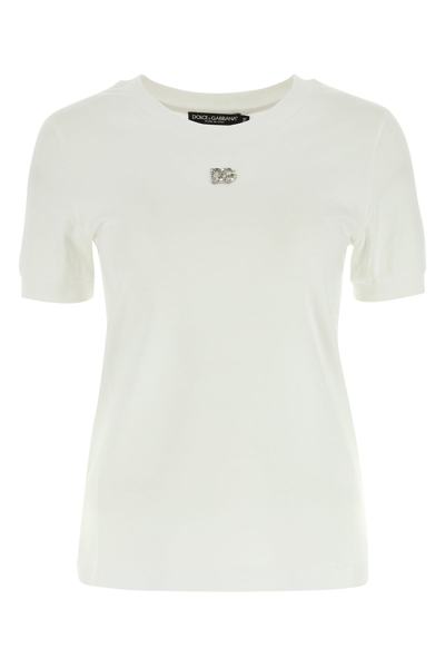 Dolce & Gabbana T-shirt-42 Nd  Female In White