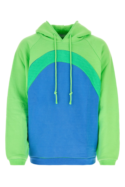 Erl Patchwork Hoodie In Multicolor