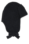 Fendi Dark Grey Graphite Wool Beanie Hat