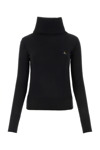 Vivienne Westwood Giulia Virgin Wool Turtleneck Sweater In Black
