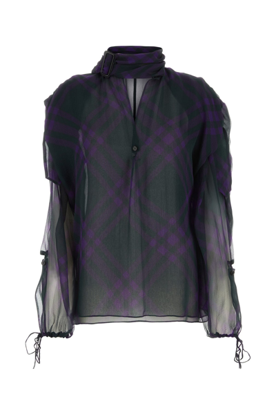 BURBERRY BURBERRY PRINTED CREPE BLOUSE
