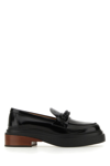 Tod's Black Slip On Loafers