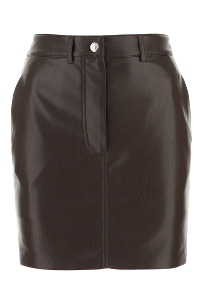 Nanushka Okobor Mini Skirt In Brown
